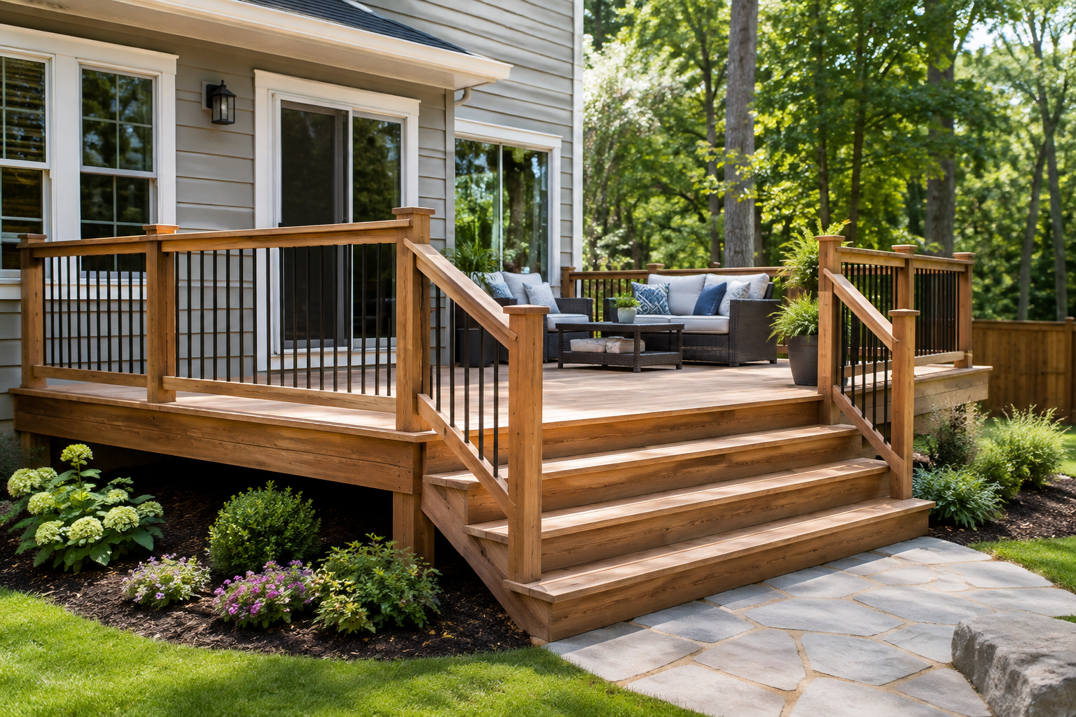 Fence and deck outdoor project planning
